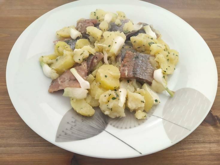 Harengs à l'huile et pomme de terre à ma façon | La Cuisine de Mamounette