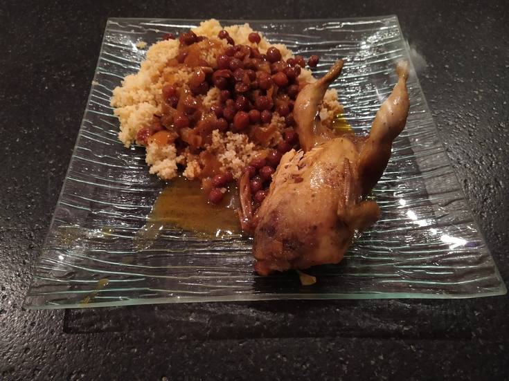 Cailles aux raisins secs et aux épices | La Cuisine de Mamounette