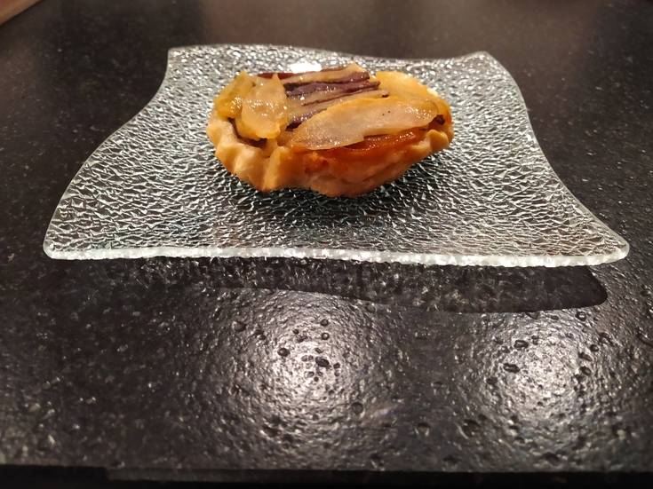 tarte tatin aux pommes et magret de canard séché | La Cuisine de Mamounette